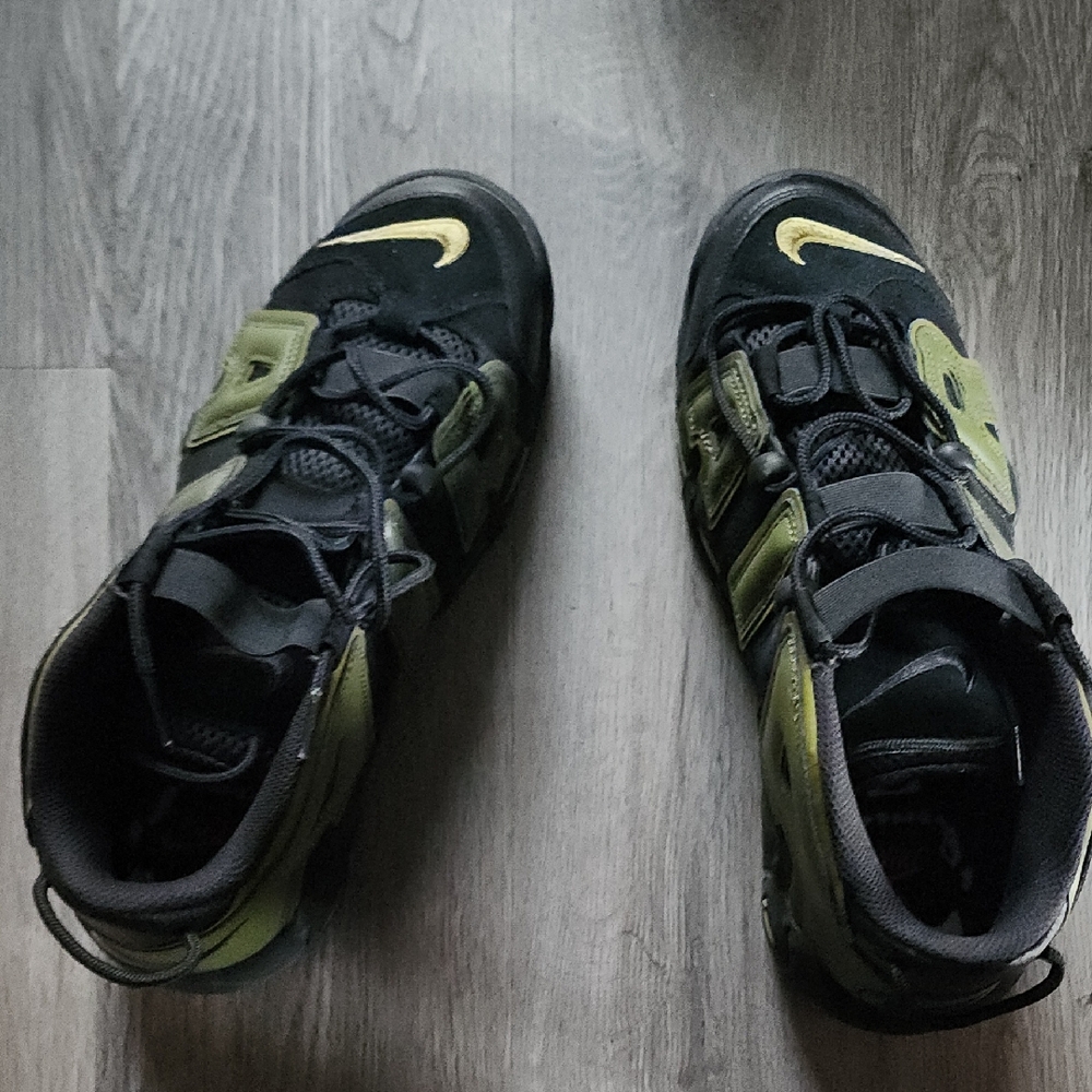 Nike Black and Olive Athletic Training Shoes